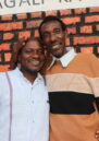 Rutungura Anastase who survived the 1994 genocide against the Tutsi in Rwanda, and Mutabaro Anastase.